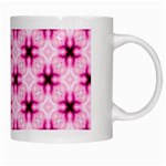 Cute Pretty Elegant Pattern White Coffee Mug Right