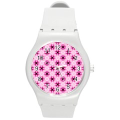 Cute Pretty Elegant Pattern Plastic Sport Watch (medium) by GardenOfOphir