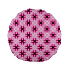 Cute Pretty Elegant Pattern 15  Premium Round Cushion 