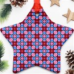 Cute Pretty Elegant Pattern Star Ornament Front