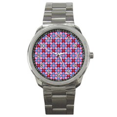 Cute Pretty Elegant Pattern Sport Metal Watch by GardenOfOphir