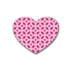 Cute Pretty Elegant Pattern Drink Coasters 4 Pack (heart)  by GardenOfOphir