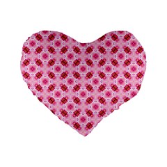 Cute Pretty Elegant Pattern 16  Premium Flano Heart Shape Cushion 