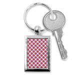 Cute Pretty Elegant Pattern Key Chain (Rectangle) Front