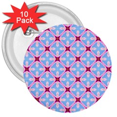 Cute Pretty Elegant Pattern 3  Button (10 Pack)