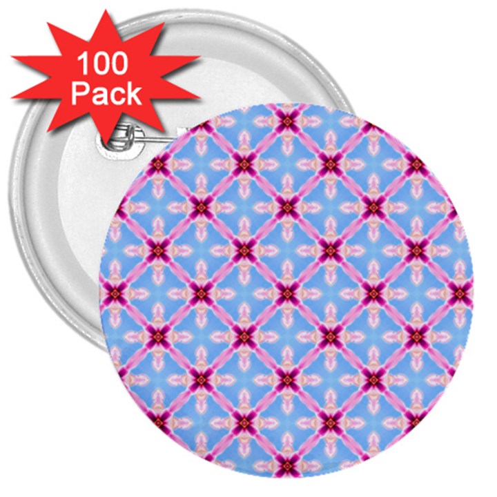 Cute Pretty Elegant Pattern 3  Button (100 pack)