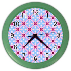 Cute Pretty Elegant Pattern Wall Clock (color) by GardenOfOphir