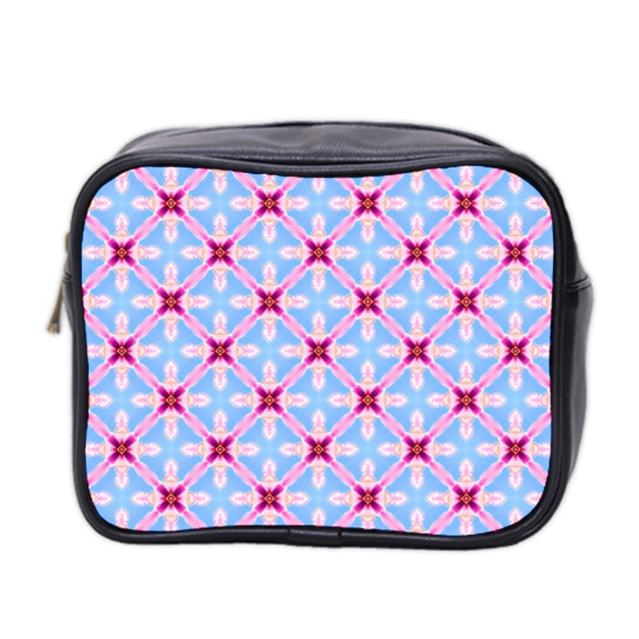 Cute Pretty Elegant Pattern Mini Travel Toiletry Bag (Two Sides)