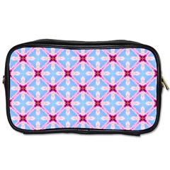 Cute Pretty Elegant Pattern Travel Toiletry Bag (two Sides) by GardenOfOphir