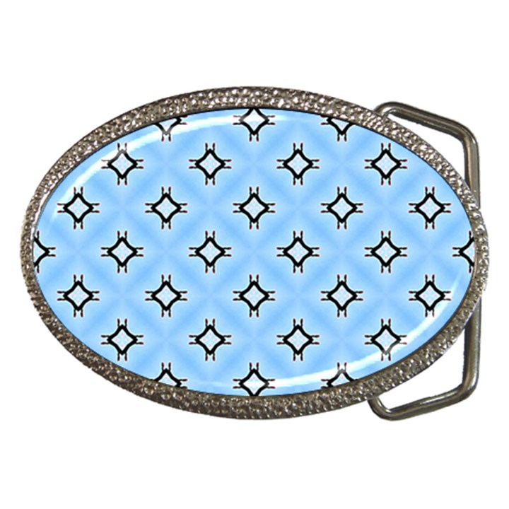 Cute Pretty Elegant Pattern Belt Buckle (Oval)