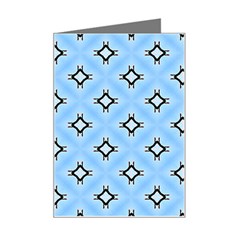 Cute Pretty Elegant Pattern Mini Greeting Card by GardenOfOphir