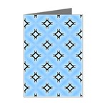 Cute Pretty Elegant Pattern Mini Greeting Card Left