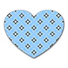 Cute Pretty Elegant Pattern Mouse Pad (heart) by GardenOfOphir