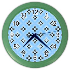 Cute Pretty Elegant Pattern Wall Clock (color) by GardenOfOphir