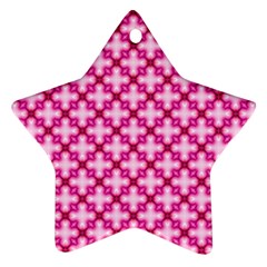 Cute Pretty Elegant Pattern Star Ornament