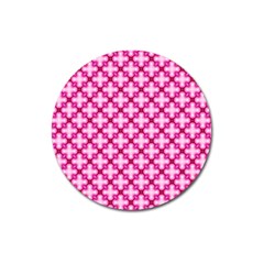 Cute Pretty Elegant Pattern Magnet 3  (round) by GardenOfOphir