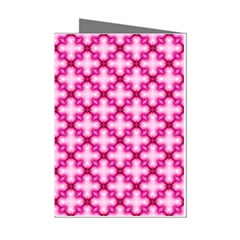 Cute Pretty Elegant Pattern Mini Greeting Card (8 Pack)