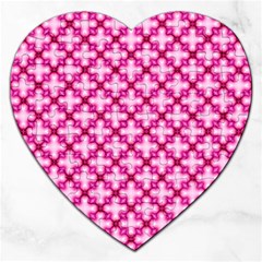 Cute Pretty Elegant Pattern Jigsaw Puzzle (heart) by GardenOfOphir