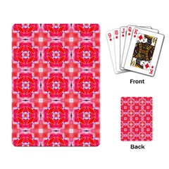 Cute Pretty Elegant Pattern Playing Cards Single Design