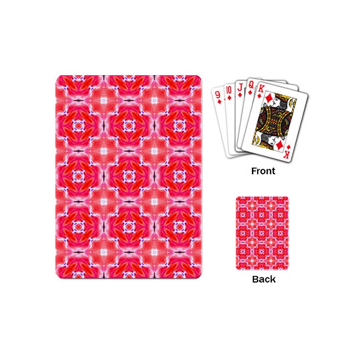 Cute Pretty Elegant Pattern Playing Cards (Mini)