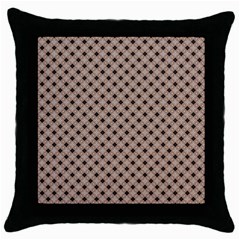 Cute Pretty Elegant Pattern Black Throw Pillow Case