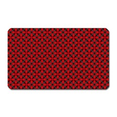 Cute Pretty Elegant Pattern Magnet (rectangular) by GardenOfOphir