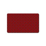 Cute Pretty Elegant Pattern Magnet (Name Card) Front