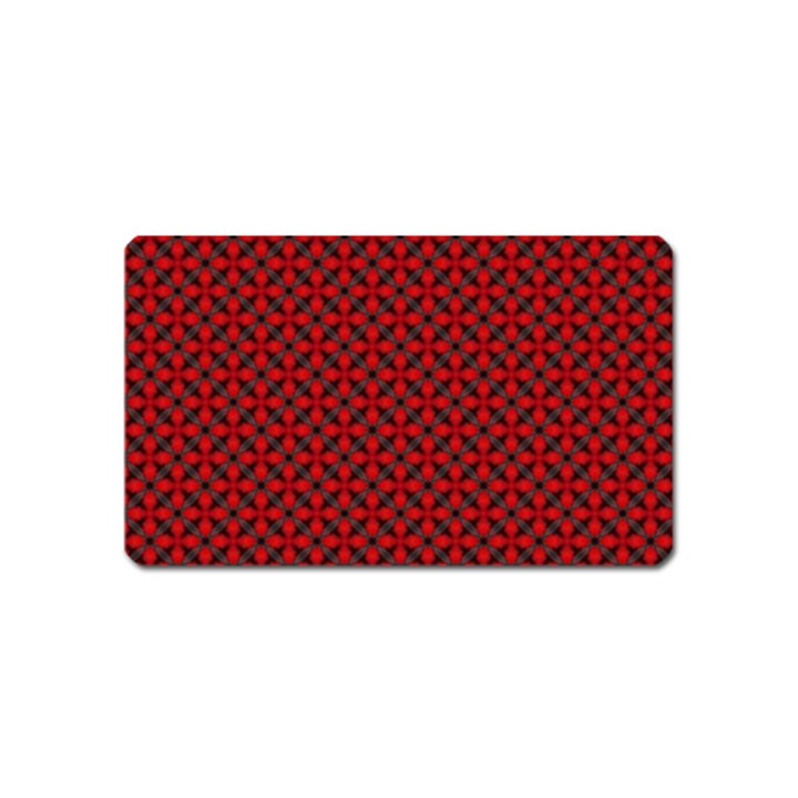 Cute Pretty Elegant Pattern Magnet (Name Card)