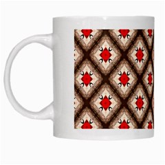 Cute Pretty Elegant Pattern White Coffee Mug by GardenOfOphir