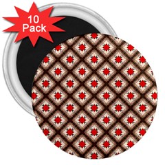 Cute Pretty Elegant Pattern 3  Button Magnet (10 Pack) by GardenOfOphir