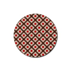 Cute Pretty Elegant Pattern Drink Coasters 4 Pack (round) by GardenOfOphir