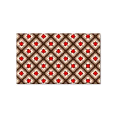 Cute Pretty Elegant Pattern Sticker (rectangle)