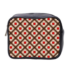 Cute Pretty Elegant Pattern Mini Travel Toiletry Bag (two Sides)