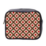 Cute Pretty Elegant Pattern Mini Travel Toiletry Bag (Two Sides) Front