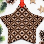 Cute Pretty Elegant Pattern Star Ornament Front