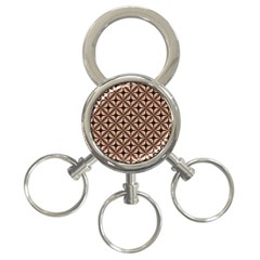 Cute Pretty Elegant Pattern 3-ring Key Chain