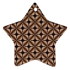 Cute Pretty Elegant Pattern Star Ornament (two Sides) by GardenOfOphir