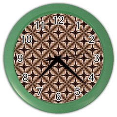 Cute Pretty Elegant Pattern Wall Clock (color) by GardenOfOphir