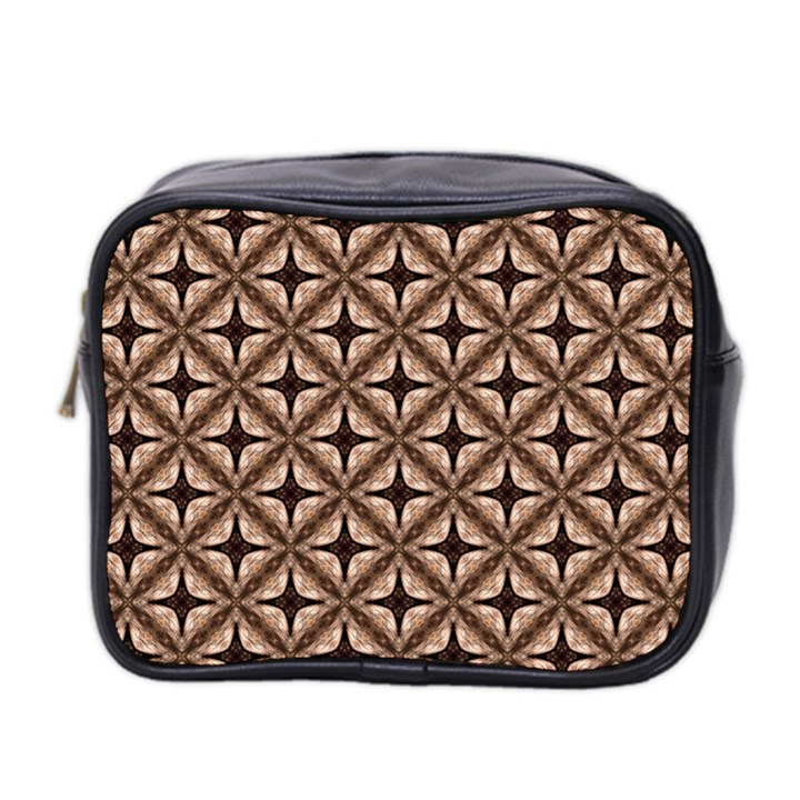 Cute Pretty Elegant Pattern Mini Travel Toiletry Bag (Two Sides)