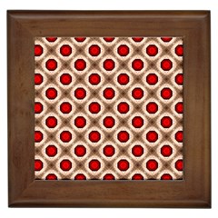 Cute Pretty Elegant Pattern Framed Ceramic Tile by GardenOfOphir