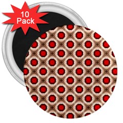 Cute Pretty Elegant Pattern 3  Button Magnet (10 Pack)