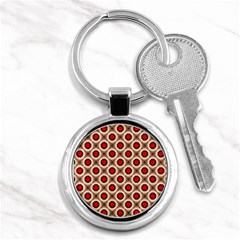 Cute Pretty Elegant Pattern Key Chain (round) by GardenOfOphir