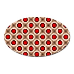 Cute Pretty Elegant Pattern Magnet (oval)