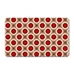 Cute Pretty Elegant Pattern Magnet (rectangular) by GardenOfOphir