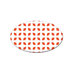 Cute Pretty Elegant Pattern Sticker (oval)