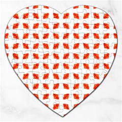 Cute Pretty Elegant Pattern Jigsaw Puzzle (Heart)