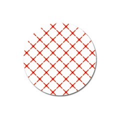 Cute Pretty Elegant Pattern Magnet 3  (round) by GardenOfOphir