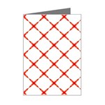 Cute Pretty Elegant Pattern Mini Greeting Card Left