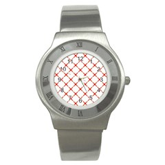 Cute Pretty Elegant Pattern Stainless Steel Watch (slim)