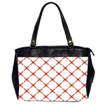 Cute Pretty Elegant Pattern Oversize Office Handbag (Two Sides) Front